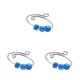 thumbnail image 1 of Sonducket Encantador anillo de ansiedad Anillos con cuentas Ajustable Ligero Apertura Anillo de dedo Joyería resistente al desgaste Mujeres Niñas Type1 NO1 Sonducket CBP586045, 1 of 1