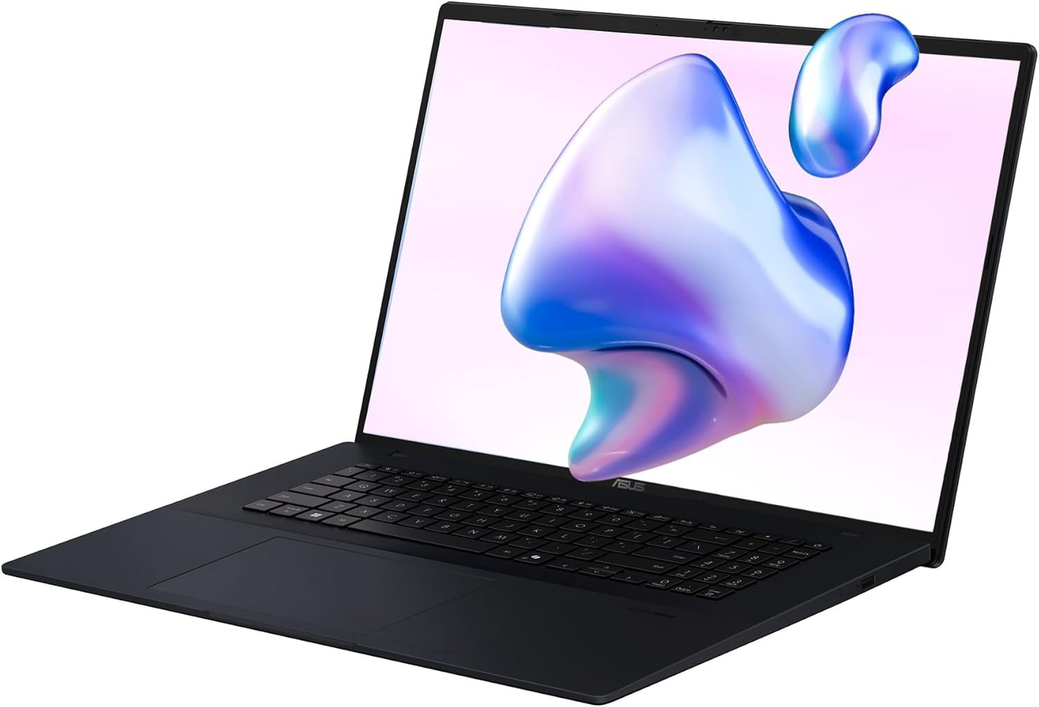 Asus Vivobook Copilot+ Laptop, AMD Ryzen 7-260, 32 GB DDR5 RAM, 1 TB PCIe SSD, 18" WUXGA (1920x1200) 144Hz IPS Display, AMD Radeon Graphics, Backlit Keyboard, W11 Home, Quiet Blue + Traix MousePad