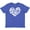 Vintage Royal Blue, variant on Inktastic All You Need is Love White Heart Shape Youth T-Shirt