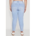 thumbnail image 5 of Womens Plus Size WAX High Waist Distressed Jeans, 5 of 5