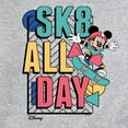 thumbnail image 3 of Disney - Mickey & Friends - Sk8 All Day - Retro Shapes - Men's Crew Neck Fleece Pullover, 3 of 5