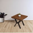 thumbnail image 2 of Mesa Lateral Kessa Muebles Bandadas Nogal, 2 of 2