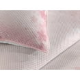 thumbnail image 3 of Ambesonne Pink Quilted Coverlet 3 Pcs, Cherry Blossom Floral Art, Queen Size, Pink, 3 of 4