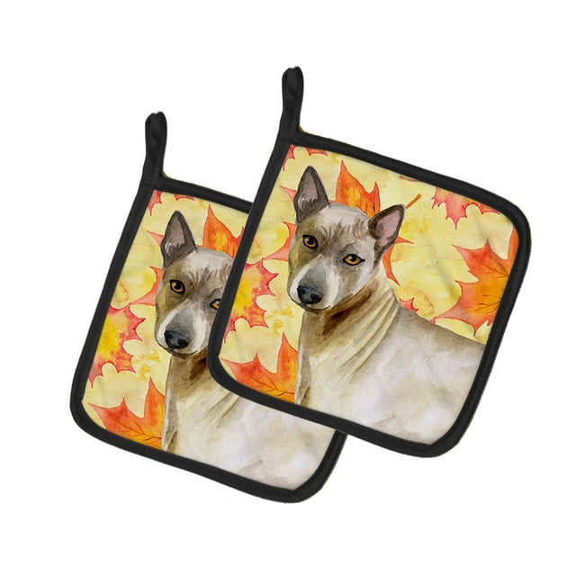 Carolines Treasures BB9941PTHD Thai Ridgeback Fall Pair of Pot Holders