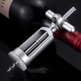 thumbnail image 5 of Abridor de botellas de vino tinto de metal, sacacorchos giratorio creativo, abridor de vino de metal, abridor de botellas de vino tinto, abridor de corcho de champán, sacacorchos giratorio, 5 of 5