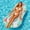 C, variant on Inflatable Pool Float Bed Transparent Strawberry Water Floating Lounge Sofa With Headrest For Pool Beach Lake Party Fun