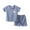 Blue, variant on Boys Clothes Boy Kids Summer Cartoon Printed Short Sleeved Training 0 6 12 18 24 Months 2T 3T Children Clothing Set Tops T-Shirt Pants Shorts 2-Piece