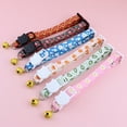 thumbnail image 3 of Personalized detachable cat collar with bell, safe quick release kitten collar, 3 of 8