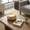 Tan, variant on Sagebrook Home Modern Indoor Wooden Bowl Candle Wax Blend for Tranquil Homes