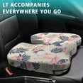 thumbnail image 4 of Premium Flamingo Pattern Memory Foam Seat Cushion Ergonomic Chair Pad for Office Chair, Car, Airplane & Bleachers Sciatica, Tailbone Hip & Back Pain Relief - Chair Cushion for Long Office Workers., 4 of 5