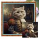 thumbnail image 1 of Kit Punto Cruz Gato Hilo Algodón Ecológico Bordado 11CT 40x50cm, 1 of 9