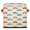 Multicolor 1, variant on CURLYOOT Cute Car Print 11 x 11 Inch Cube Storage Bin, Fabric Storage Cube Foldable Basket with Leather Handles, Organizer Basket for Closet Shelves
