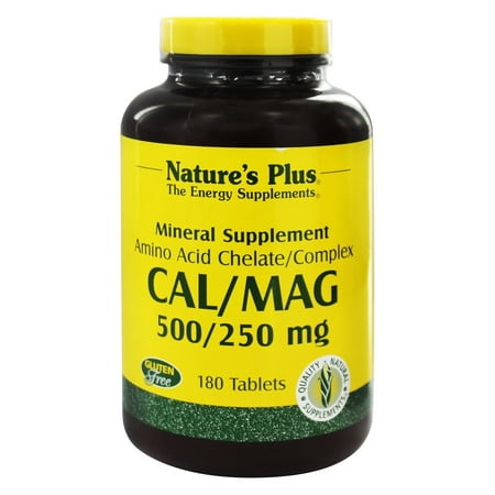 - Nature's Plus - Cal/Mag 500/250 Mg - 180 Tablets