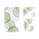 thumbnail image 1 of ABPHQTO Pepino Verde Comida Saludable Juego de alfombras de baño de 3 piezas Alfombra de baño Alfombra de contorno y tapa de inodoro, 1 of 2