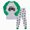 G883-Green, variant on HFHAPW 2 Piece Boys Girls Pajamas Kids Long Sleeve Top and Pants Pajamas Pjs Sleepwear Set for Toddler Little Boys Girls