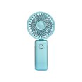 thumbnail image 2 of Mini Fan Handheld Electric USB Air Conditioning Adjustable Plastic Bedroom Fans Cooling Handheld Summer Silent Outdoors for Office Blue/Fan, 2 of 8