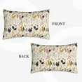 thumbnail image 4 of Balery Cartoon Chickens Bedding Queen Pillow Cases - Envelope Closure - Soft Brushed Microfiber Fabric - Shrinkage and Fade Resistant Pillow Cases-16"x24", 4 of 9
