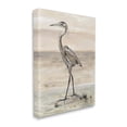 thumbnail image 3 of Stupell Industries Crane Bird Beach Shore Painting Gallery Wrapped Canvas Print Wall Art, Design by Patricia Pinto, 3 of 7