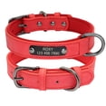 thumbnail image 3 of Pet Artist Personalized Leather Dog Collar Soft Padded Free Engraved Pet Name Number XS-L, 3 of 11