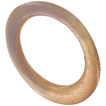 - Iridescent Copper Bronze Lucite Chunky Statement Biomorphic Design Bangle Bracelet