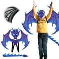 thumbnail image 2 of XUYAN Halloween Dragon Set Dragon Halloween Wing Tail Set Kids Halloween Show Set with Wing and Tail for Outdoor Party Birthday Bedroom Christmas Holiday New Year Party Decoration, 2 of 9