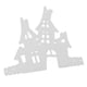 thumbnail image 4 of Hallowmas Castillo Corte Muere Pntils Para Bricoje Estampado Tarjetas De Papel Artesanía Sunnimix Plantilla de troqueles de corte de metal, 4 of 7