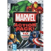 Marvel Action Pack (10 PC Games ) Features the Hulk, Wolverine, Captain America, Iron Man