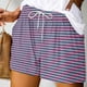 thumbnail image 2 of Mujeres Pantalones Cortos con Bolsillos Impresos Detalle Vendaje, Casual Y Suelto Ajuste Pantalones Cortos de las Mujeres para el Verano, 2 of 5
