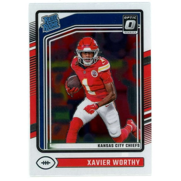 NFL 2024 Panini Donruss Optic Football   Xavier Worthy #300 (Rookie)