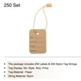 thumbnail image 3 of Price Tags and Hang Tag String Clothing Tag, 2"x1.4" Brown String Tags for Clothes, Retail Store 250 Set, 3 of 6