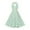 Green, variant on XFLWAM Women's Vintage Polka Dot Audrey Dress 1950s Halter Retro Cocktail Prom Dress Rockabilly Wedding Hepburn 50's 60's Party Dresses