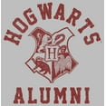 thumbnail image 2 of Men's Harry Potter Hogwarts Alumni Long Sleeve Shirt Athletic Heather Large, 2 of 4