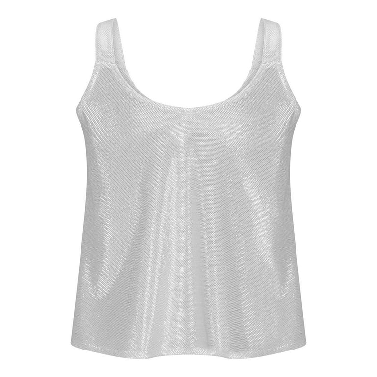 トップス gajess glitter camisole RYRJJ Women's Sparkle Sequin Tank Tops Sparkly Camisole