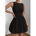 thumbnail image 3 of Vestido PRETTYGARDEN de Verano sin Mangas Mini Negro 2XL, 3 of 8