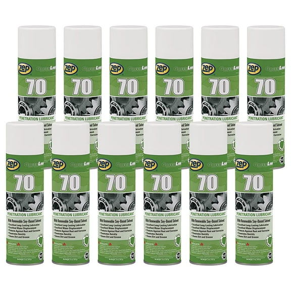 Zep 70 Penetrating Lubricant - 15 oz (Case of 12) 3001 - Utilizing a Soy-Based Solvent, Helps to Conserve Nonrenewable Resources Such as Petroleum