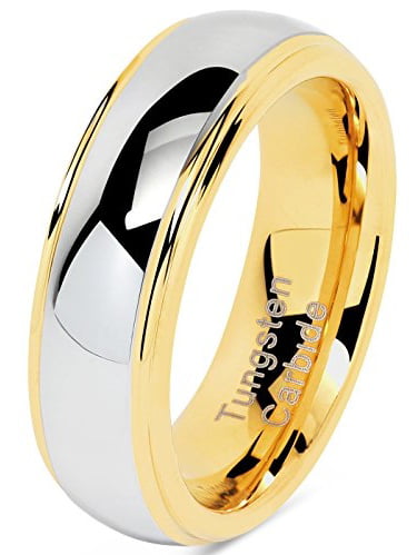 Mens Womens Solid 14K Gold Diamond Cut Comfort Fit Wedding Band 6MM SIZE 5-13. 