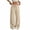 Beige, variant on Athletic Pants for Women Loose Fitted Drawstring Elastic Waist Breathable Summer Casual Workout Full Length Pants