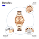 thumbnail image 4 of Reloj Curren para Dama Análogo Contra Agua Fechador Oro rosa de Aleación de Metales, 4 of 5