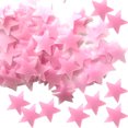 thumbnail image 1 of CAROOTU 100pcs Home Decor Wall Decals Glow Color Stars Luminous Fluorescent Wall, 1 of 5