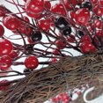 thumbnail image 4 of Corona de Navidad roja Senmasine de 24 pulgadas, baya para decoración colgante de puerta delantera, vacaciones interiores y exteriores, 4 of 4