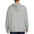 thumbnail image 3 of Terra & Sky Women's Plus Size Zip-Front Hoodie, 3 of 5