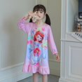 thumbnail image 1 of Camisones de Disney Frozen Princess Elsa para niñas, pijamas de manga larga de algodón de sección delgada, ropa de casa para niñas de 100-110cm Gao Jinjia LED, 1 of 2