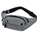 thumbnail image 1 of Riñonera para correr para hombres y mujeres, multifuncional, impermeable y resistente al desgaste, para deportes al aire libre, gris, 1 of 5
