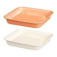 thumbnail image 1 of 2x Maceta De Plástico Para Maceta, Maceta, Bandeja De Goteo, Interior, Exterior, Cuadrado, M DYNWAVEMX Platillo platillo, 1 of 7