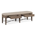 thumbnail image 6 of Magnussen Paxton Place Bench with Upholstered Seat, 6 of 8