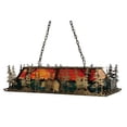 thumbnail image 2 of Meyda Tiffany 124021 Long Bear 6 Light 50" Wide Linear Pendant - Copper, 2 of 5
