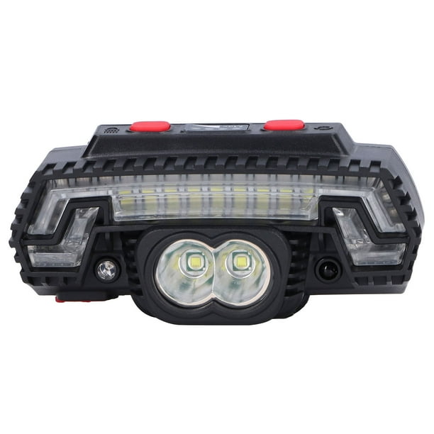 Linterna Frontal Recargable Por USB, Diseño Magnético Trasero, Linterna Frontal LED Multifuncional, Interruptor Inteligente Para Correr De Noche Para Senderismo Al Aire Libre ANGGREK AGX3180