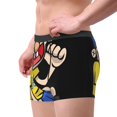thumbnail image 2 of Saiise Sml Jeffy Aq Men's Underwear Boxer Briefs Cotton Trunks Short Leg Underwear (S-XXL), 2 of 7