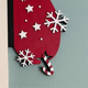 thumbnail image 5 of Decoración navideña de pino para la parte superior de la puerta Decoración de esquinas del marco superior de la puerta Letreros navideños para pared Decoración del hogar B, 5 of 6