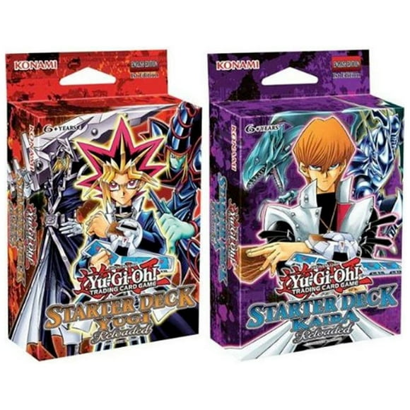 YU-GI-OH! KON7KRSD Yugi & Kaiba Reloaded Starter Decks-Set of 2, Multi